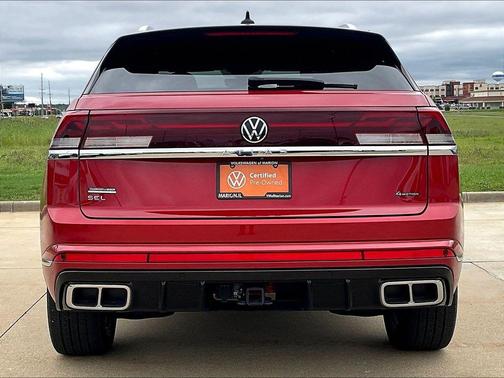 Aurora Red Metallic 2024 Volkswagen Atlas Cross Sport 2.0T SEL Premium R-Line