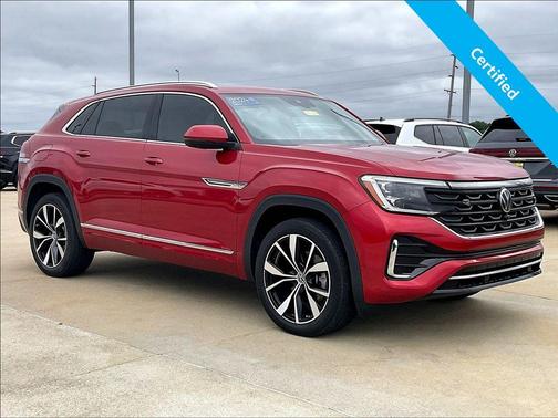 Aurora Red Metallic 2024 Volkswagen Atlas Cross Sport 2.0T SEL Premium R-Line