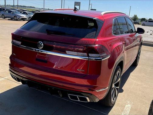 Aurora Red Metallic 2024 Volkswagen Atlas Cross Sport 2.0T SEL Premium R-Line