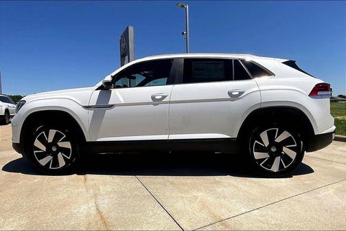 Opal White Pearl 2026 Volkswagen Atlas Cross Sport 2.0T SE W/TECHNOLOGY