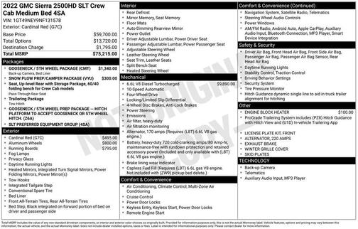 2022 GMC Sierra 2500 SLT