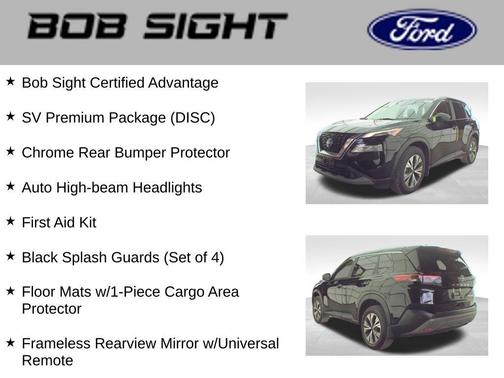 Super Black 2023 Nissan Rogue SV
