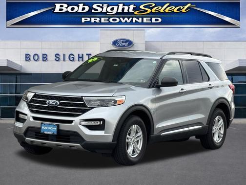 Iconic Silver Metallic 2020 Ford Explorer XLT