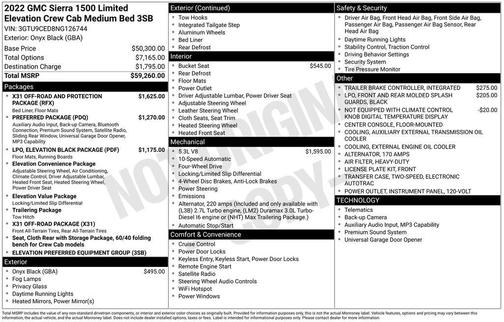 2022 GMC Sierra 1500 Elevation