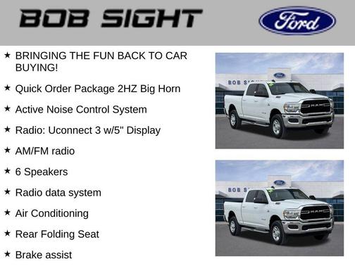2020 RAM 2500 Big Horn Crew Cab 4X4 6'4' Box