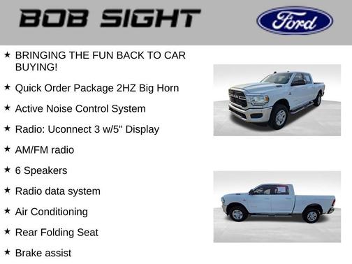 2020 RAM 2500 Big Horn Crew Cab 4X4 6'4' Box