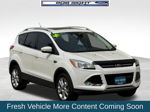 White Platinum Tricoat 2014 Ford Escape Titanium