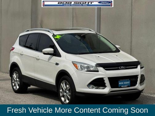 White Platinum Tricoat 2014 Ford Escape Titanium
