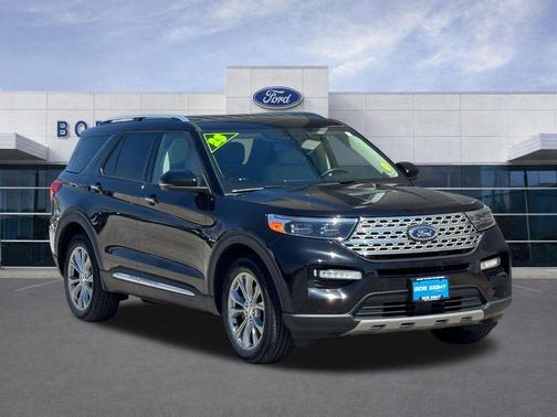 Agate Black Metallic 2023 Ford Explorer Limited