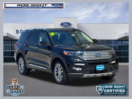 Agate Black Metallic 2023 Ford Explorer Limited