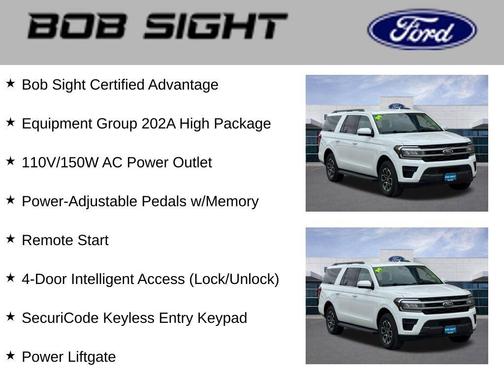 Oxford White 2024 Ford Expedition Max XLT