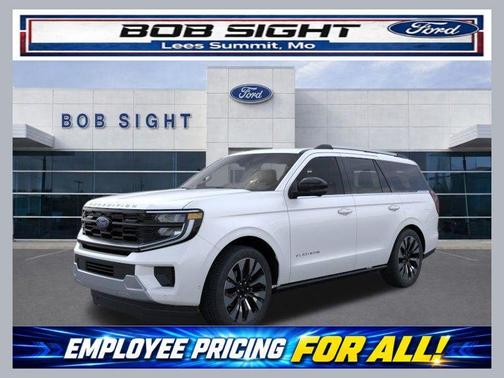 Star White Metallic Tri-Coat 2026 Ford Expedition Platinum