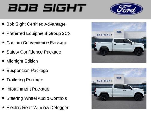 Summit White 2021 Chevrolet Silverado 1500 Custom Trail Boss