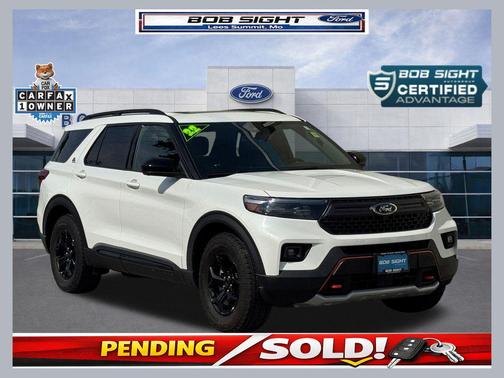 Star White Metallic Tri-Coat 2022 Ford Explorer Timberline