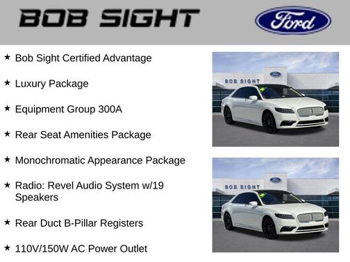 Pristine White 2020 Lincoln Continental Reserve