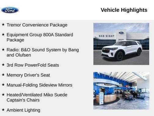 Star White Metallic Tri-Coat 2026 Ford Explorer Tremor