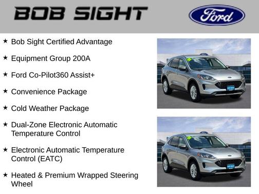 Iconic Silver Metallic 2022 Ford Escape SE
