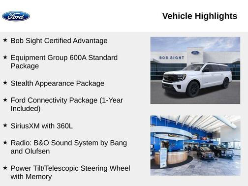 Star White Metallic Tri-Coat 2026 Ford Expedition Max Platinum