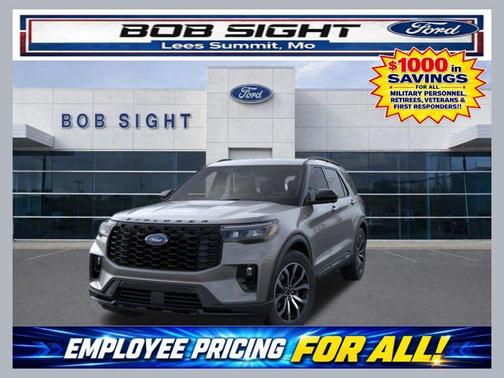 Carbonized Gray Metallic 2026 Ford Explorer ST-Line