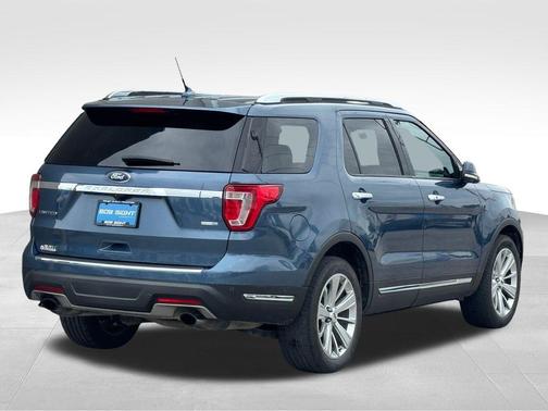 Blue Metallic 2018 Ford Explorer Limited