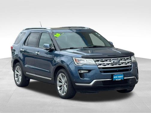 Blue Metallic 2018 Ford Explorer Limited