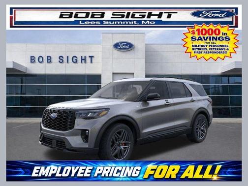 Carbonized Gray Metallic 2026 Ford Explorer ST-Line