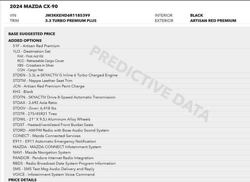 2024 Mazda CX-90 3.3 Turbo Premium Plus