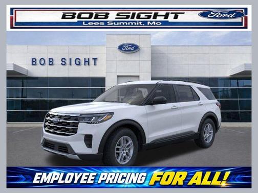 Space White Metallic 2026 Ford Explorer Active w/200A Pkg