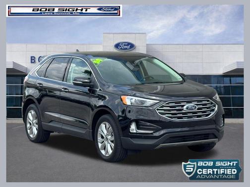 Agate Black Metallic 2024 Ford Edge Titanium