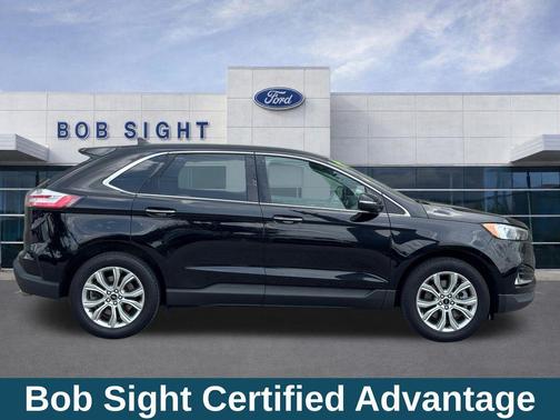 Agate Black Metallic 2024 Ford Edge Titanium