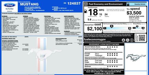 2019 Ford Mustang GT Premium