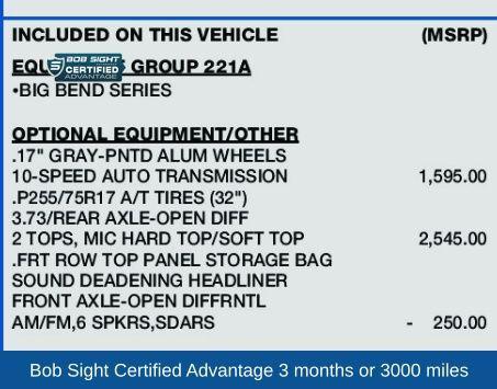 2023 Ford Bronco Big Bend