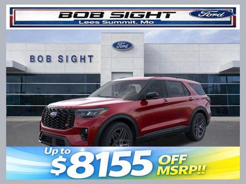 Rapid Red Metallic Tinted Clearcoat 2026 Ford Explorer ST