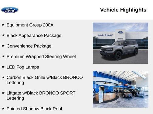 Carbonized Gra 2025 Ford Bronco Sport Big Bend