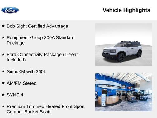 White 2026 Ford Bronco Sport Outer Banks