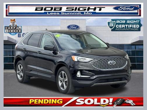 Agate Black Metallic 2024 Ford Edge SEL