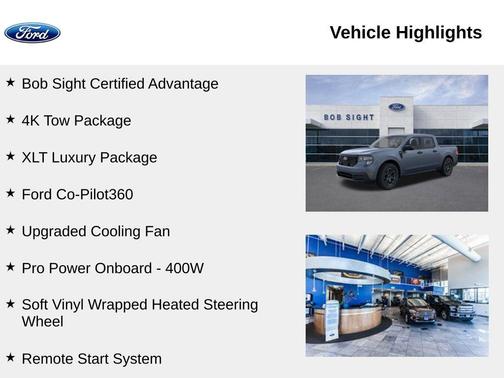 Azure / Gray 2026 Ford Maverick XLT