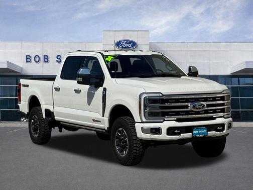Star White Metallic Tri-Coat 2024 Ford F-350 Platinum