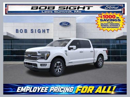Star White Metallic Tri-Coat 2026 Ford F-150 Platinum