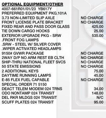2024 Ford Transit-250 Base