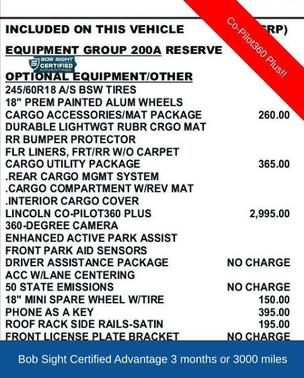 2021 Lincoln Nautilus Reserve