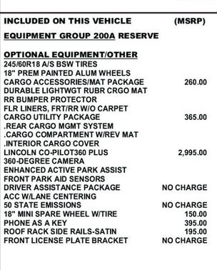 2021 Lincoln Nautilus Reserve