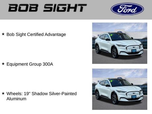 Star White Metallic Tri-Coat 2023 Ford Mustang Mach-E Premium