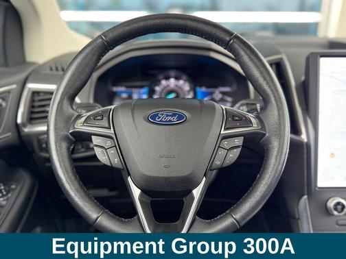 Forged Green Metallic 2023 Ford Edge Titanium