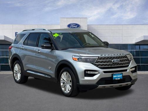 Iconic Silver Metallic 2022 Ford Explorer King Ranch
