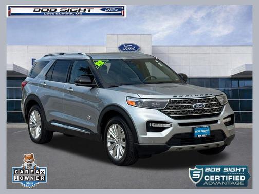 Iconic Silver Metallic 2022 Ford Explorer King Ranch