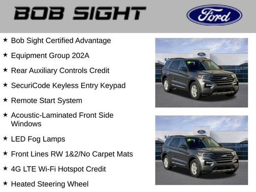 Carbonized Gray Metallic 2024 Ford Explorer XLT