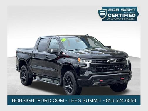 Black 2022 Chevrolet Silverado 1500 LT Trail Boss Truck