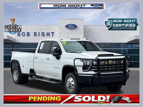 Summit White 2024 Chevrolet Silverado 3500 LTZ
