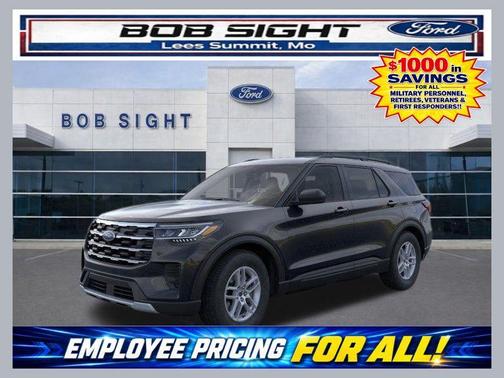 Agate Black Metallic 2026 Ford Explorer Active